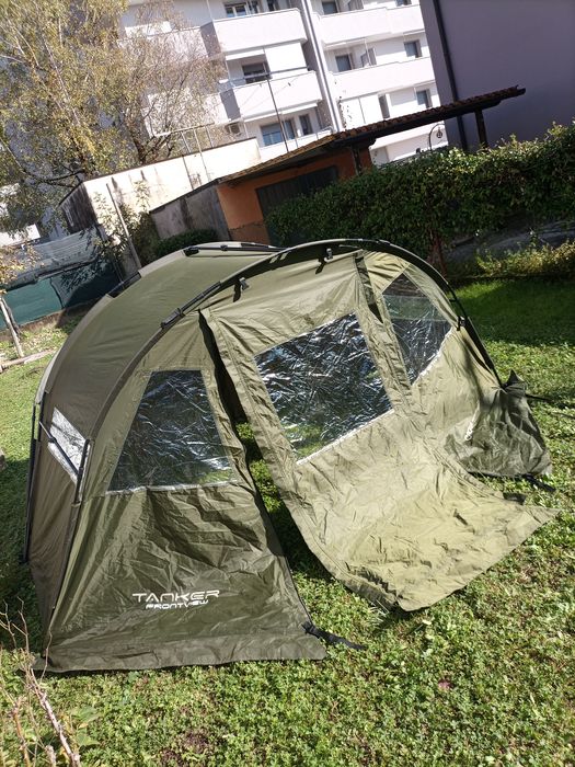 Cort Caperlan Tanker Frontview pescuit la crap