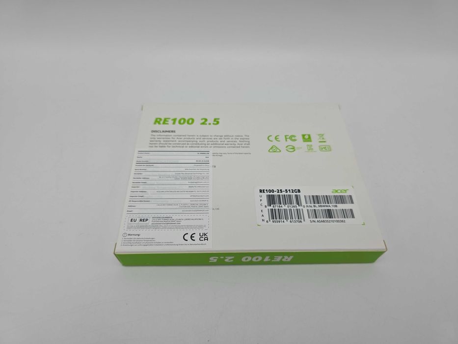 SSD 2.5" Sata 3 Acer RE100 2.5 512GB Sigilat