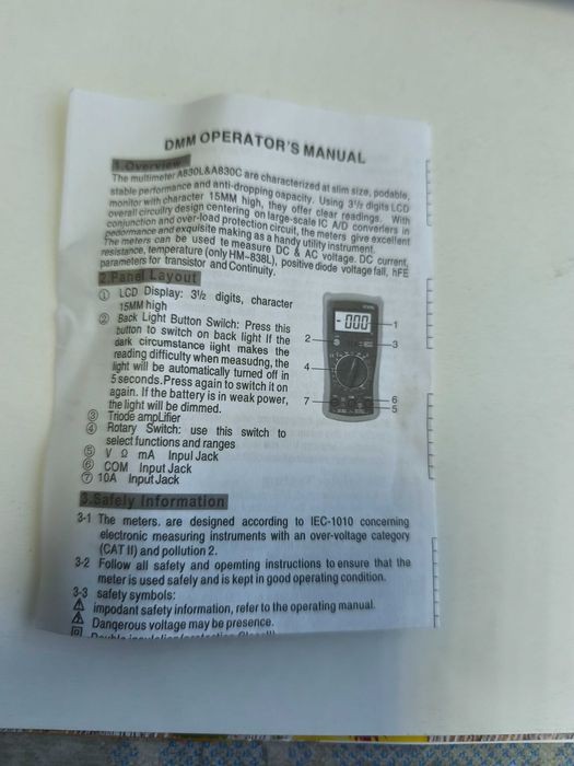 Trusa depanare letcon, multimetru si accesorii