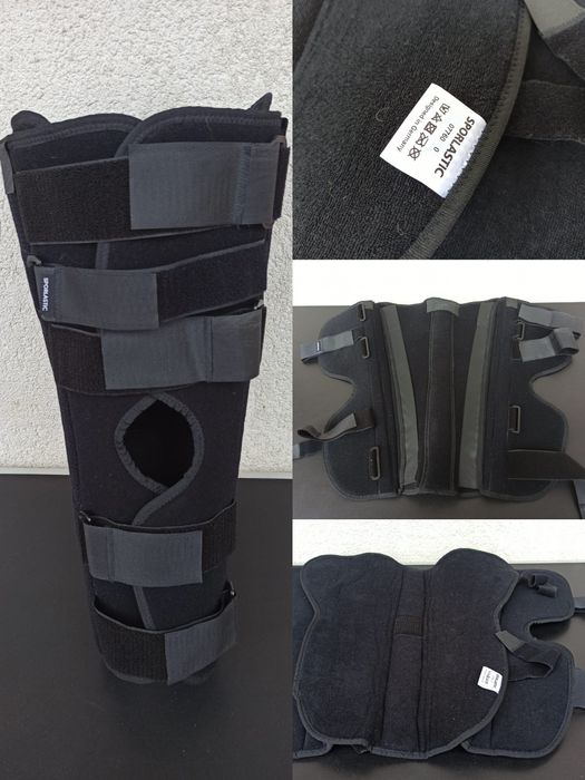 Orteza genunchiera fixa picior glezna genunchi rotula tije metalice xl