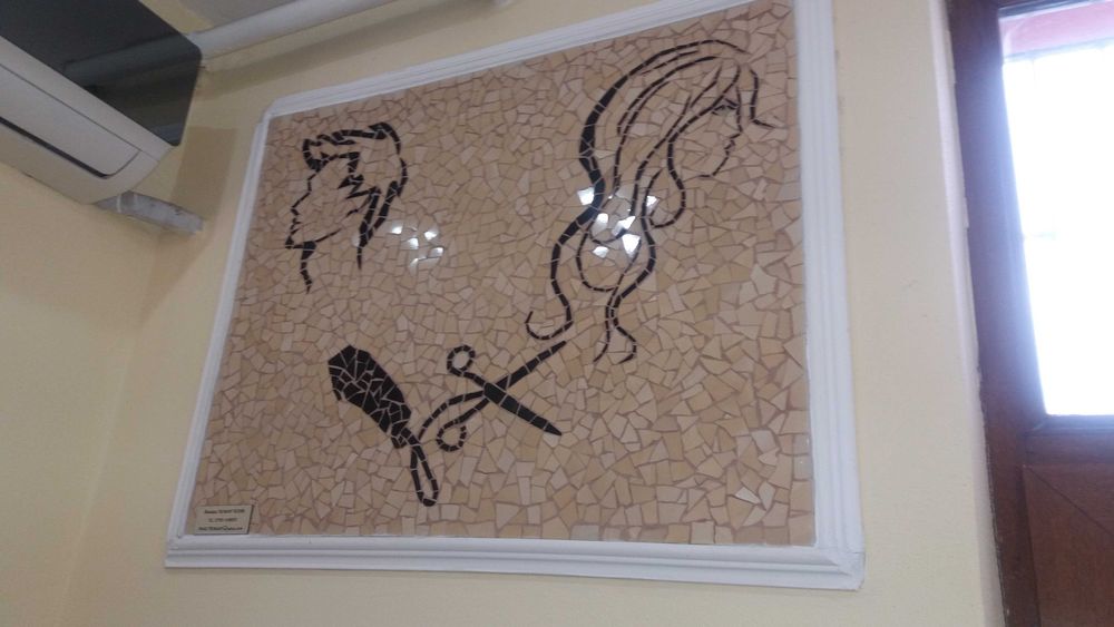 Tablou mozaic ceramica special lucrat manual Trenkart