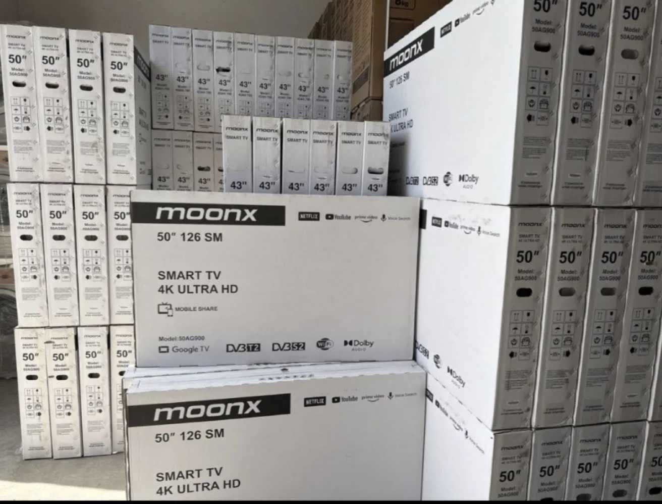 Телевизор MOONX 55 50 диагонали Android, IPS , доставка бесплатная!