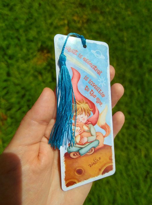 Semne de carte copii Micul Print, laminat