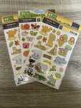 Set 3 pachete stickere cu animale