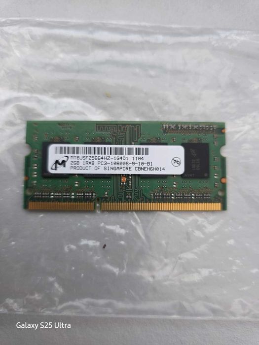 Ram Micron 2GB Notebook Sodimm DDR3 pc10600(1333 Mhz)