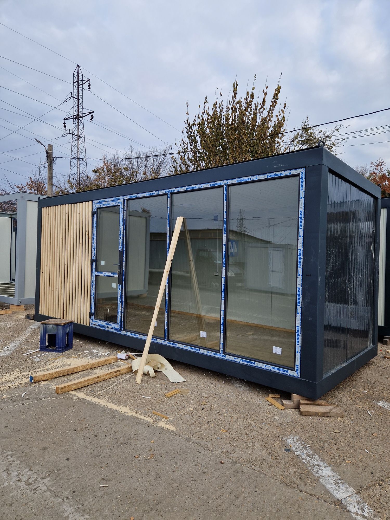 Producător containere birou vitrina magazine cafenea container pază