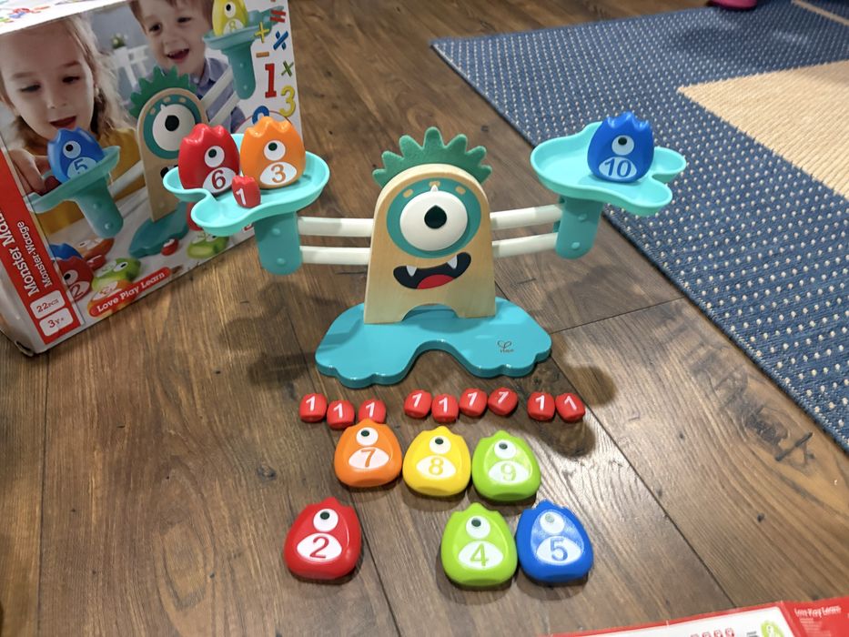 Hape Monster Math Scale – образователна везна, 3+ години