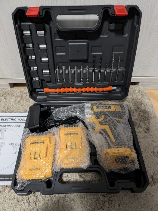 Mașina de găurit și înșurubat cu percuție Noua