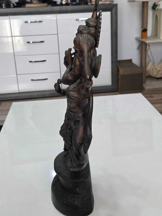 Statuie vintage asiatica Krishna si Radha