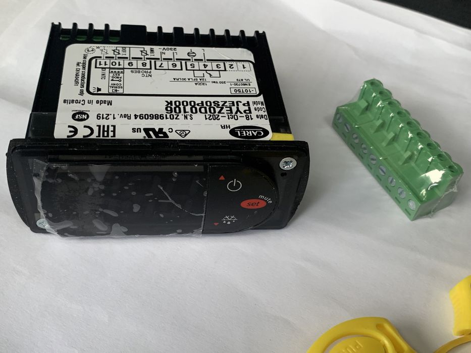 Termostat controler programator carel electronic 2 sonde incluse  nou