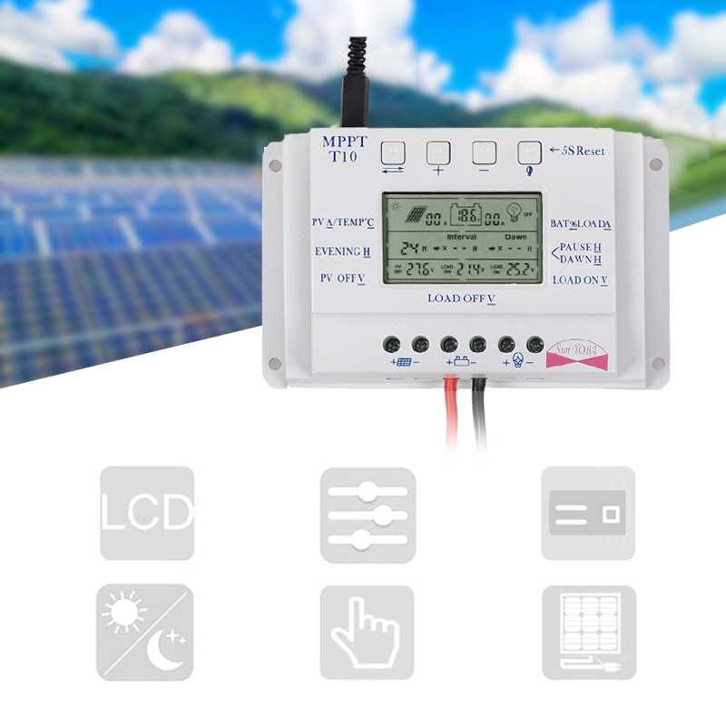 ПРОМО 120w Соларен панел с контролер 20А МРРТ Специално за 12v системи