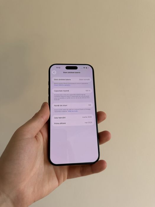 iPhone 16 Pro Max 256gb Black 100%