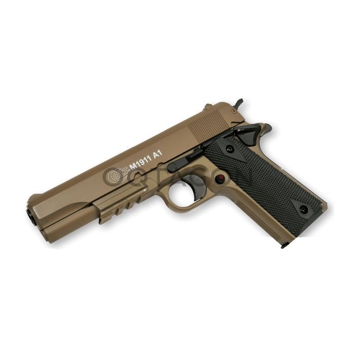 Pistol airsoft manual COLT 1911 HPA metal slide TAN cod: 4740