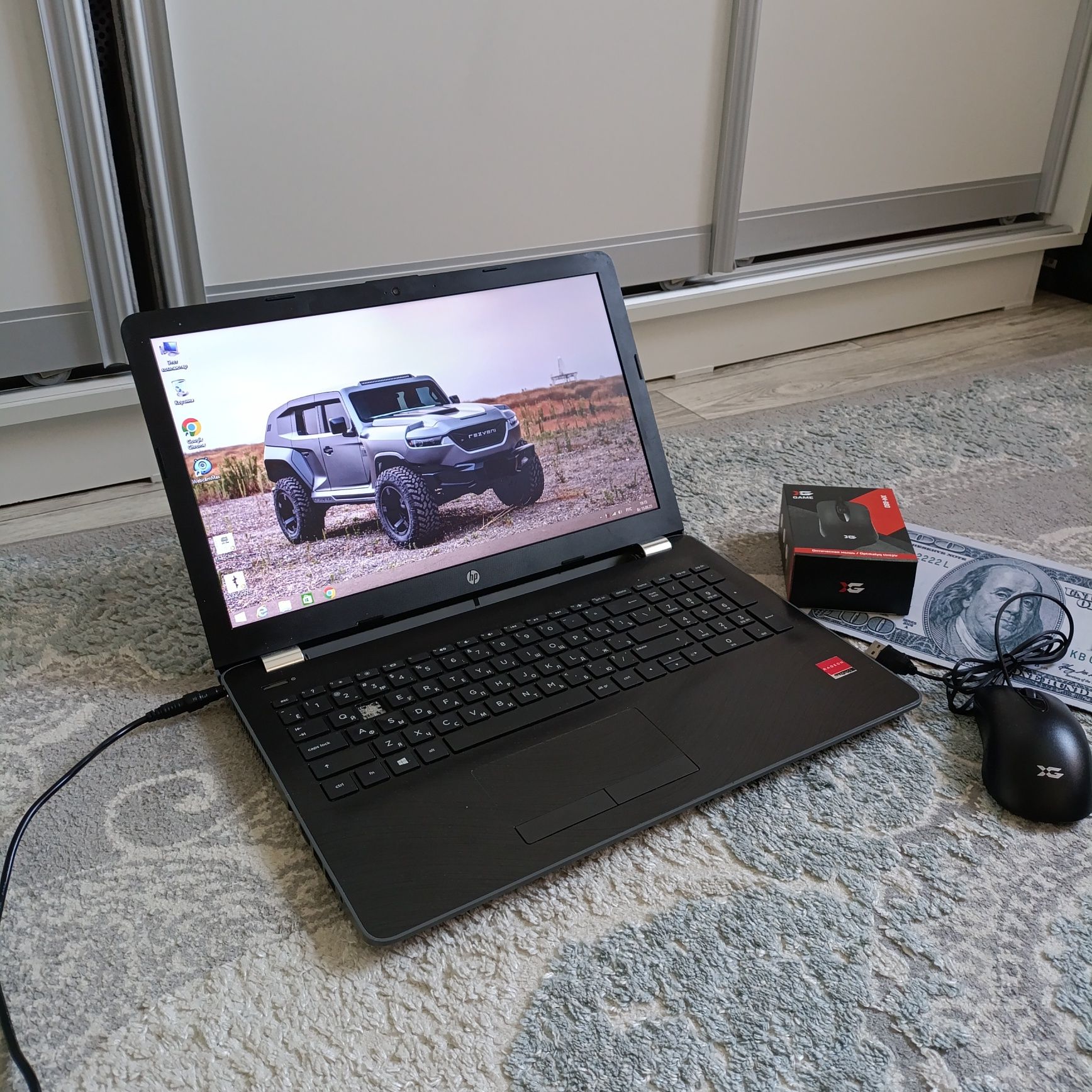 HP Notebook 15/2020 года/HDD-1000GB/ОЗУ-4ГБ/Windows 10/Мышка, коврик!