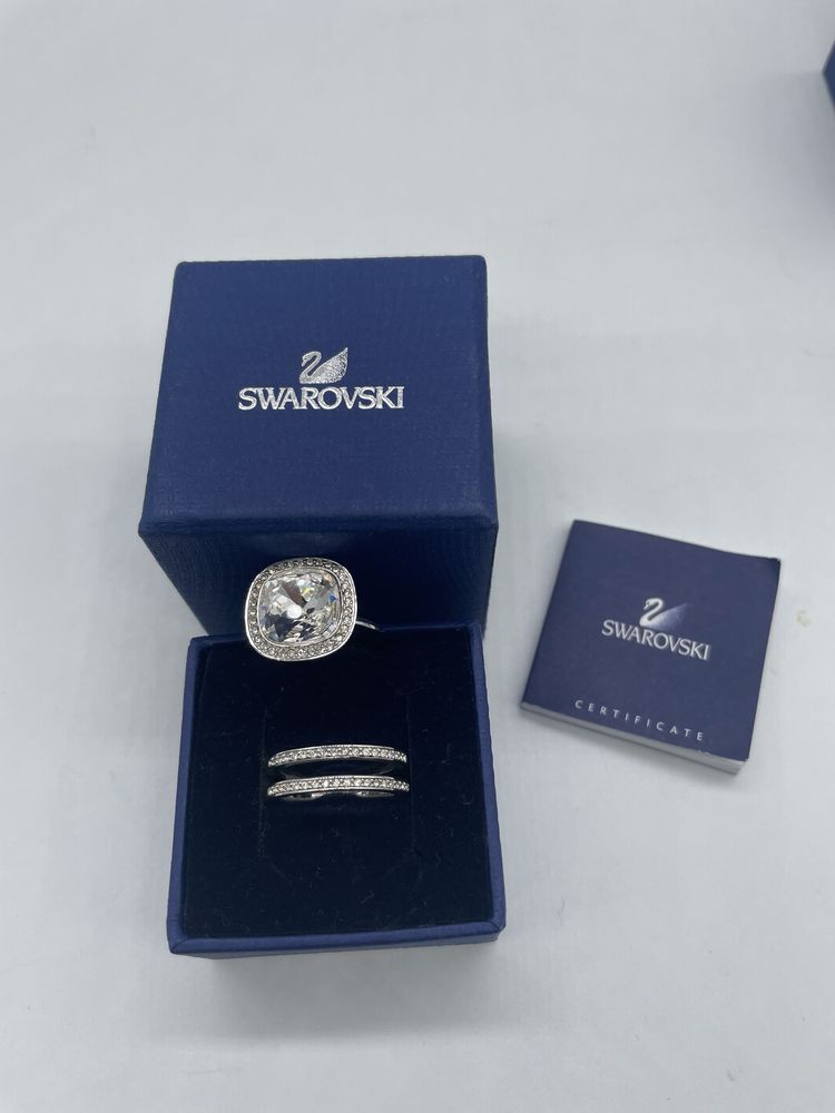Vand inel Swarovski original 2 in 1