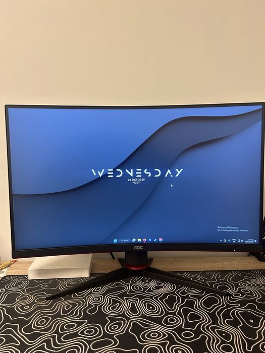 Monitor Gaming curbat LED VA AOC C32G2ZE/BK