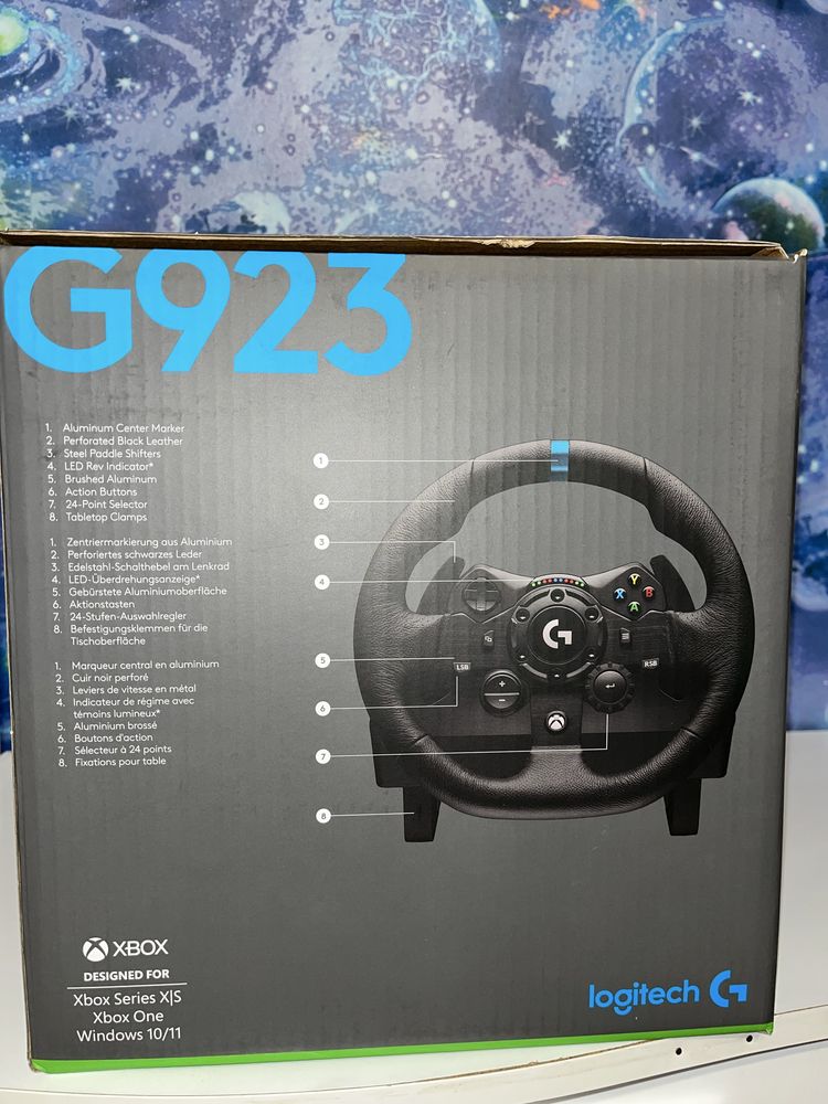 Logitech g923 за Xbox и PC