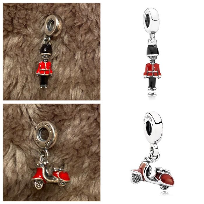 Bratara originala Pandora cu 15 talismane