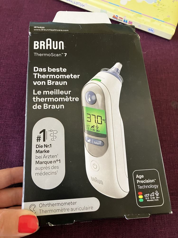 Термометър Браун Braun за бебе и дете