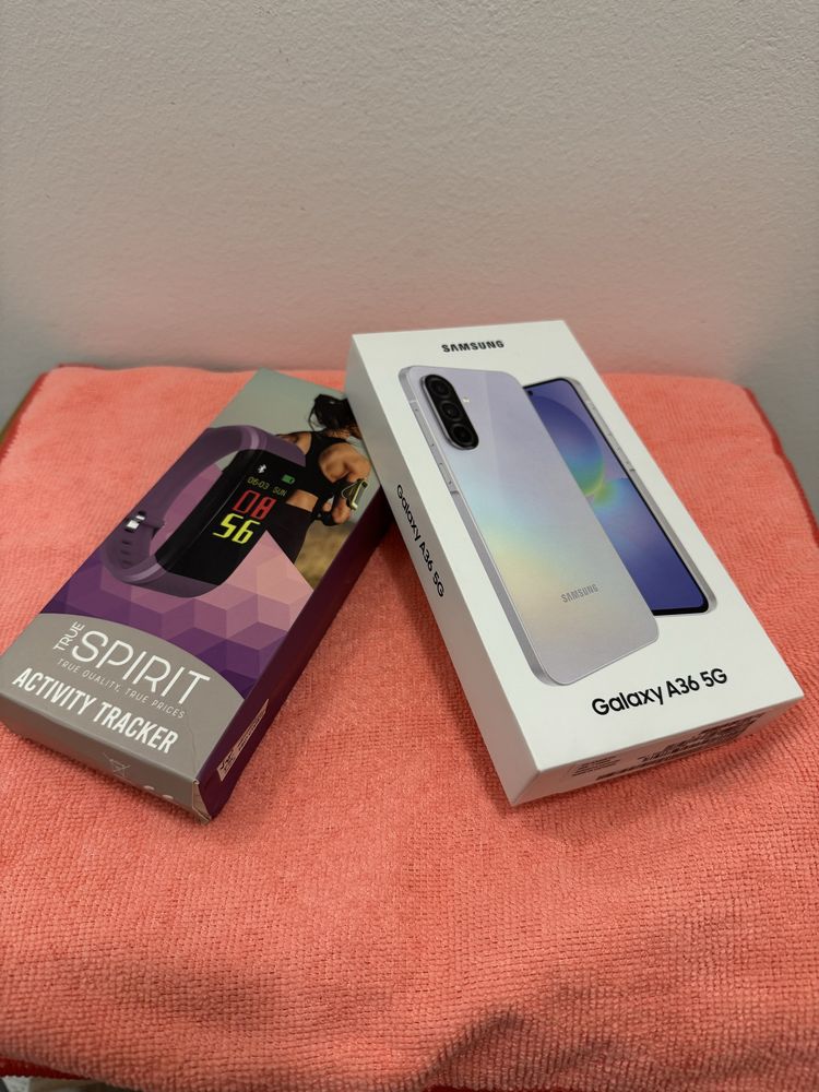 Samsung Galaxy A36 6GB/128GB Lavender + смарт фитнес часовник