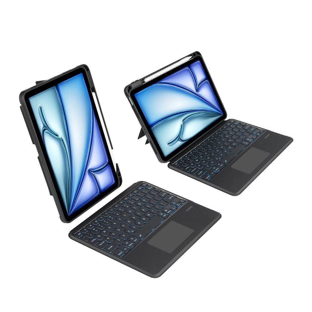 Калъф с bluetooth клавиатура за ipad air 11" (2024) от tech-protect sc