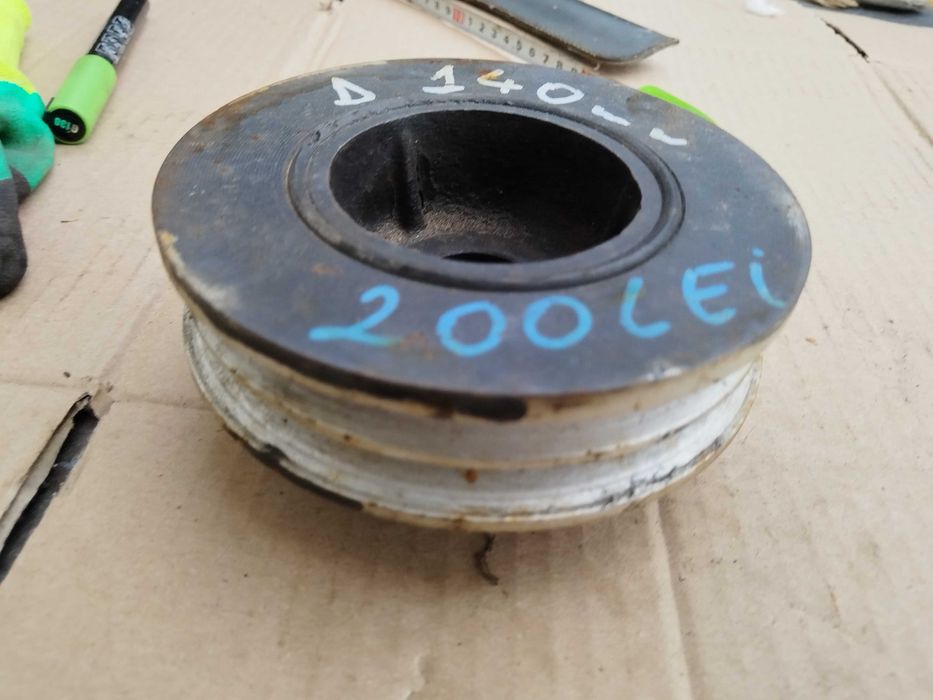 Fulie 14 cm cu 2 curele