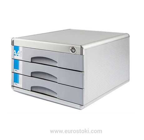 Метална кутия за съхранение на документи TUKA-i-AKUT TKD8601-3F