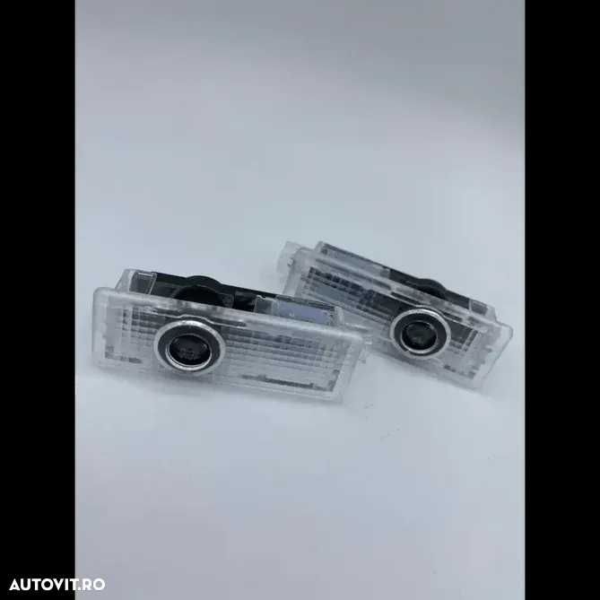 Set Logo Proiectoare Lampi 3D LED Lumini Usi Portiere BMW X 1 3 5 6 7