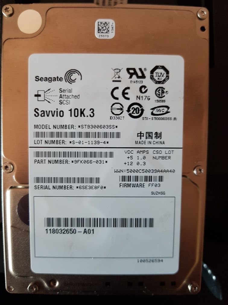 Seagate - HDD SAS 300GB 10K