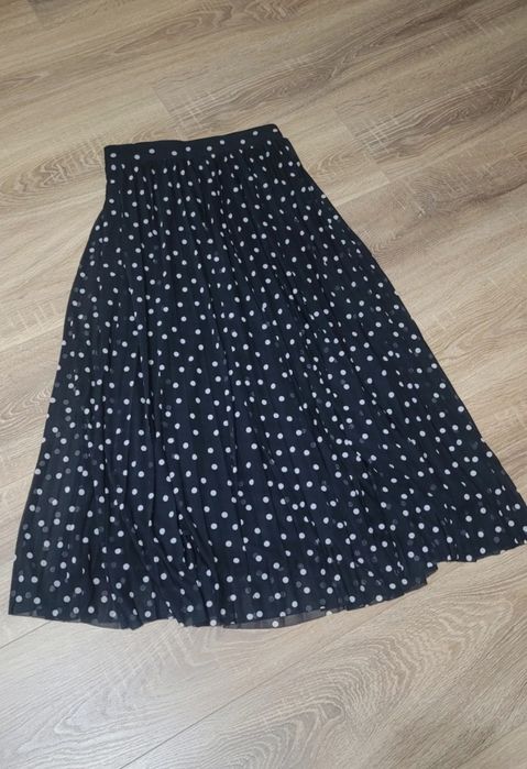 Fusta lunga neagra marime 2XS