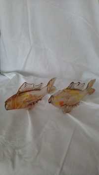 Статуэтки Рыбки из цветного стекла, ручная работа, раритет