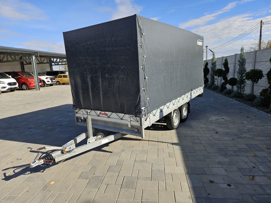 Remorca anssems 2500 kg cu prelata 4x1,80x1,80
