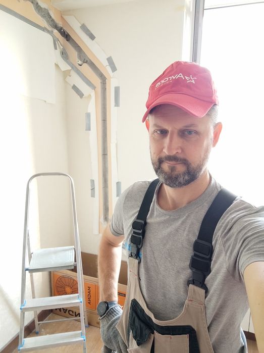 Установка кондиционера в два этапа