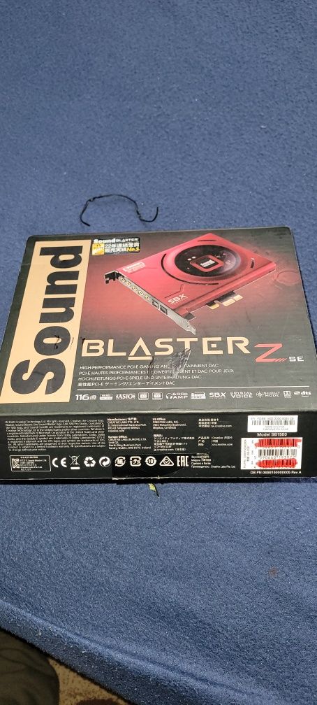 Placa de sunet creative sound blaster z