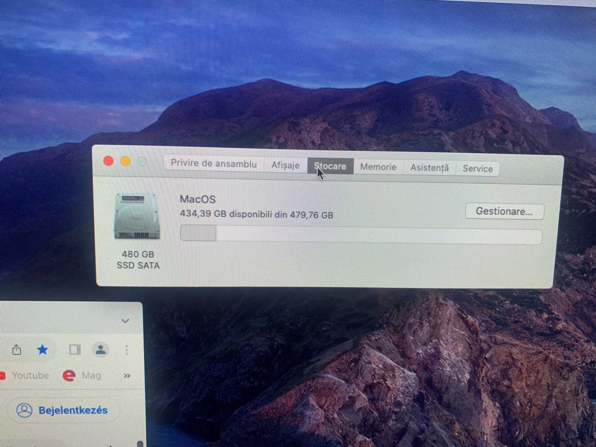 iMac cu macOS Mountain Lion