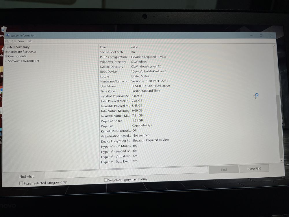 Laptop Lenovo ThinkPad i5 6300H Pro