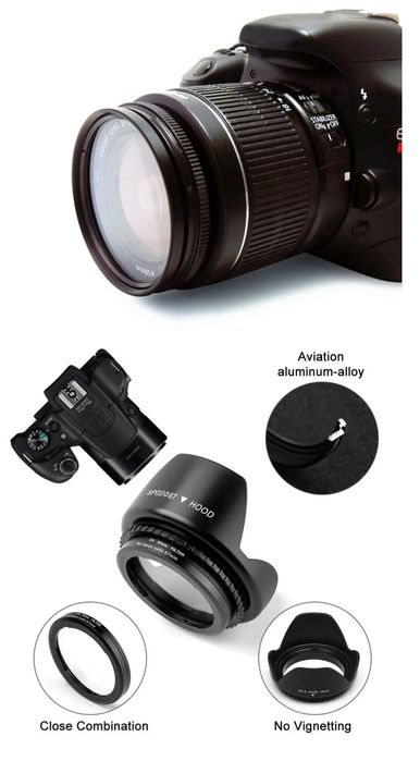 UV фильтр 67 мм, блэнда, кольцо переходное