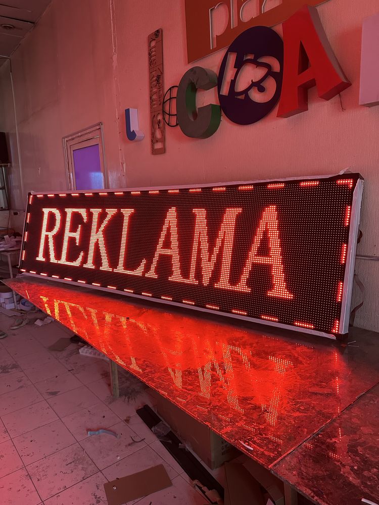 led ekran Бегущие строки tablo stella baner reklama