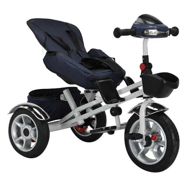 Tricicleta cu maner impingere  4in1, sezut reversibil,lumini,sunet
