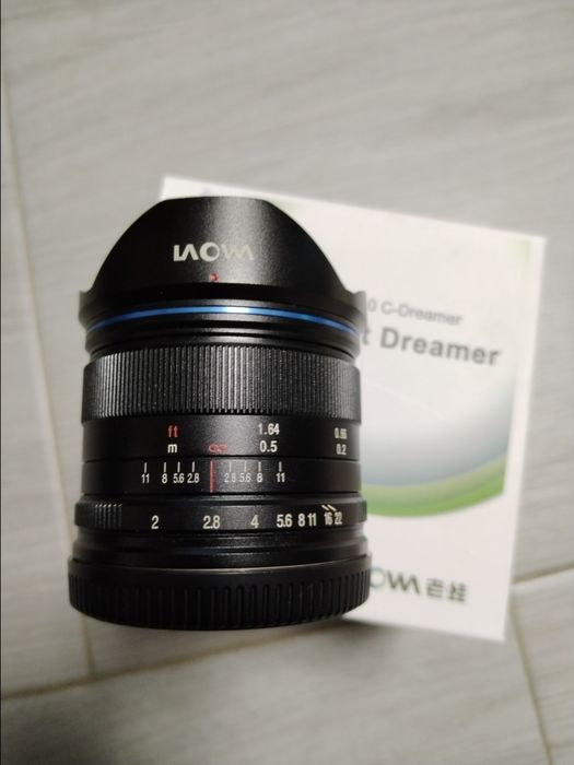 Obiectiv Laowa 7,5mm F.2 Nou