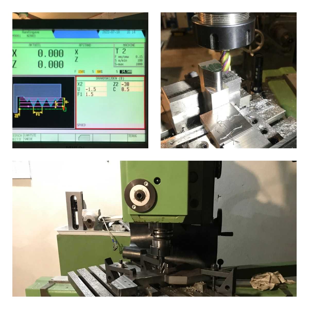 Prelucrari  conventional  si CNC pe strung, freza , rectificat plan