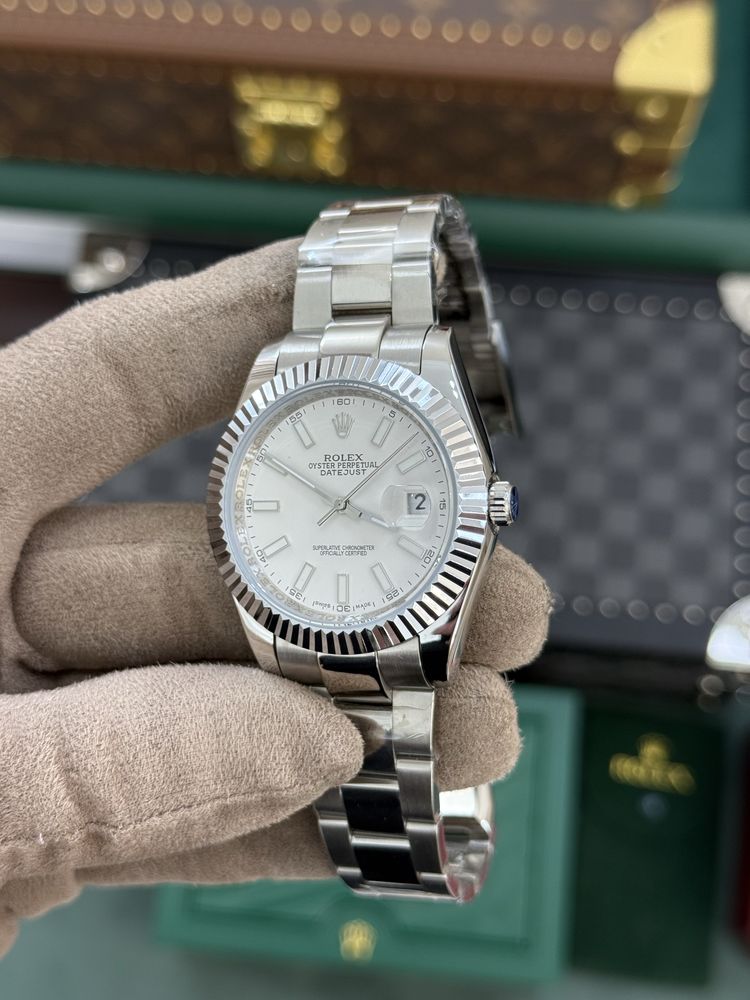 Rolex Date-Just 41 White Dial