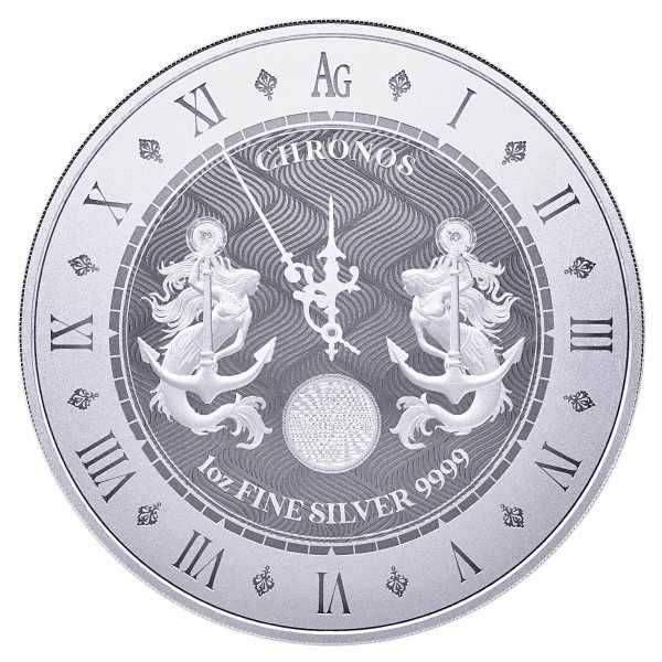 Moneda argint pur 999.9 investitie 1 oz 31.1 grame noua Chronos 2021