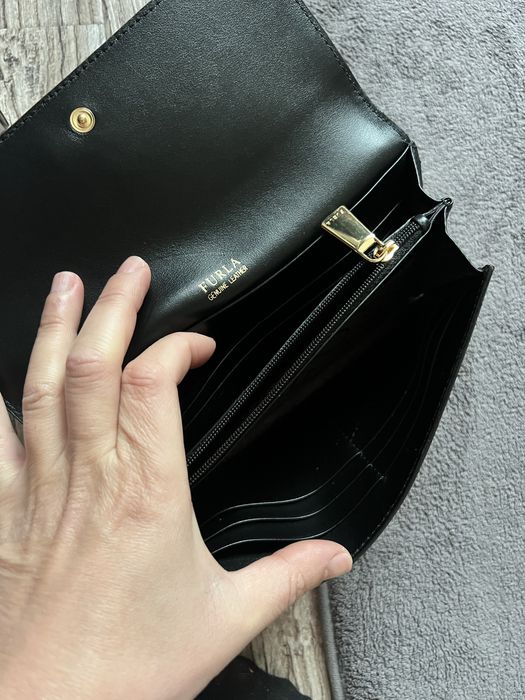 чисто ново дамско портмоне Фурла ест кожа