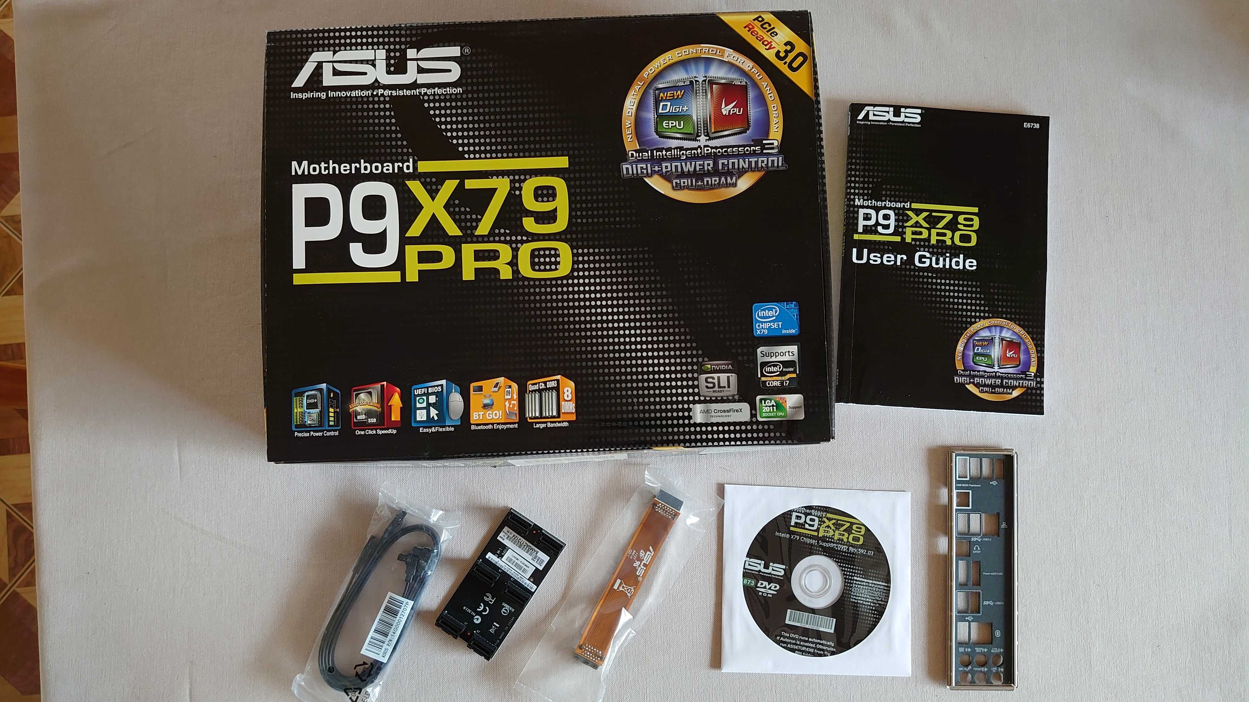 ASUS P9X79 Pro LGA2011 + Core i7-3960X Extreme Edition + 32GB DDR3