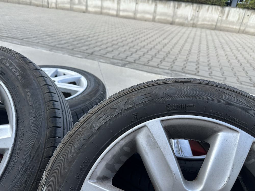 джанти VW  15 цола 5x100 с летни гуми 185/60/15 ЕТ 40