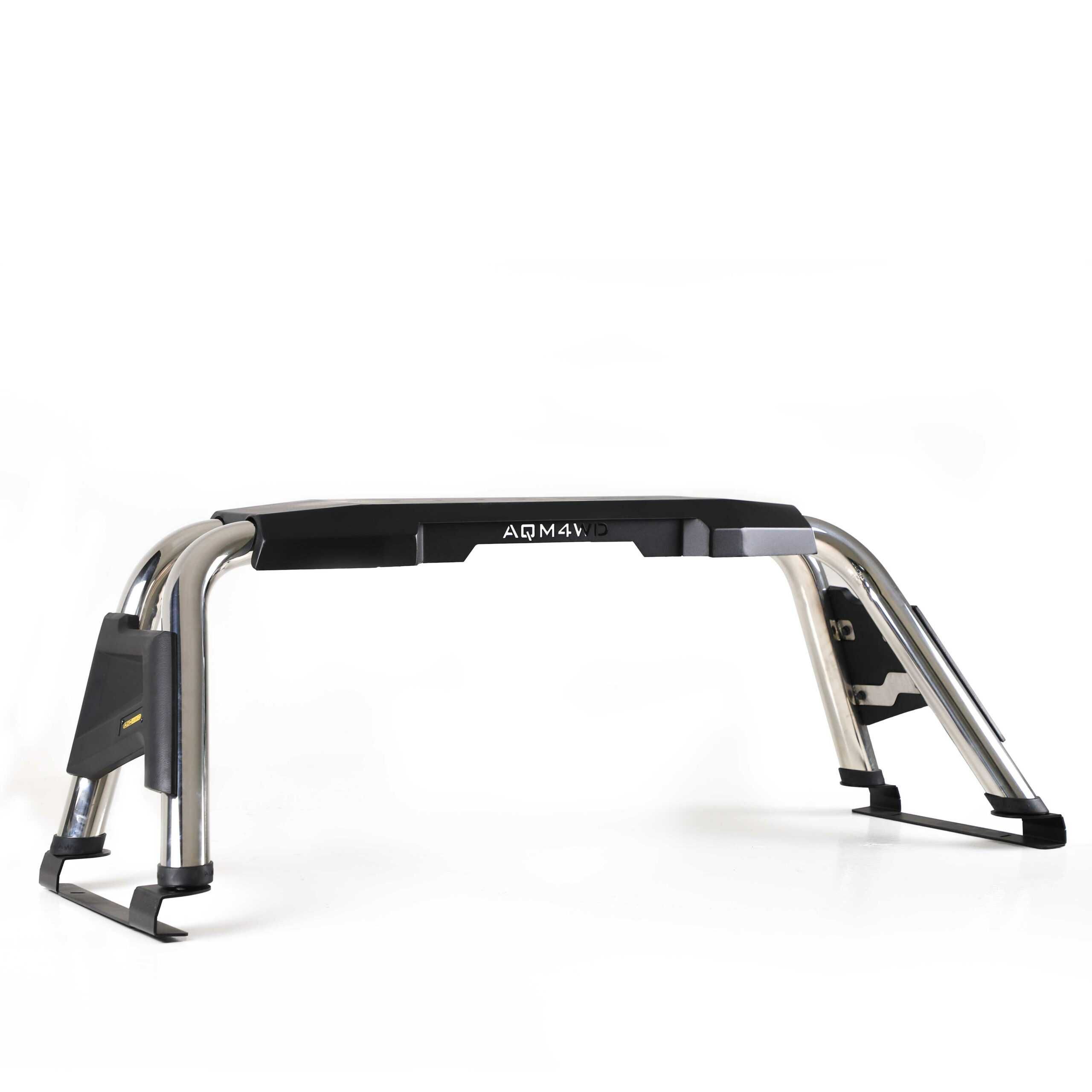 Rollbar Double Plus Chrome Toyota Hilux (2015-2024) AQM4WD PRB01