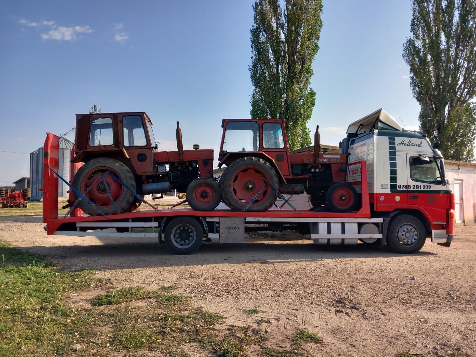 Tractări Auto ALEXANDRIA transport tractor Combina Bascula Camioane