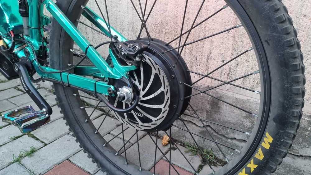 Bicicleta electrica Ghost Kato 6kw 72v 80km/h Full Suspension[E-Bike]