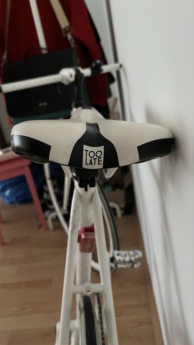 Bicicletă fixie rară Too Late x producător italian – cadru 55 cm
